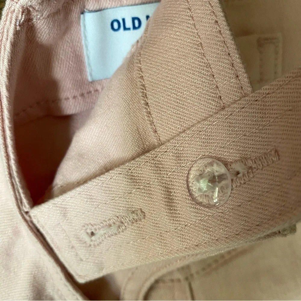 Old Navy Pink Denim Overall Dress, Size 4T